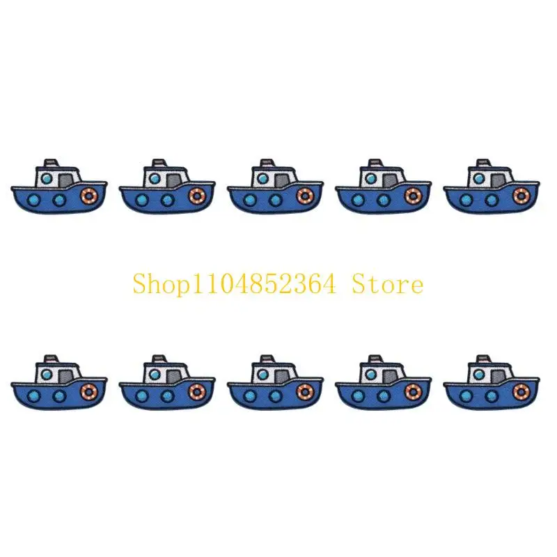 652F 10Pcs Cartoon Auto Stickerei Applique Eisen Auf Stoff Patches Für Kinder Kleidung – Detail 1
