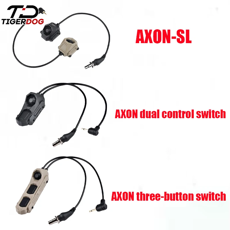 

UN Axon Switch SF Flashlight SF Plug&Laser 2.5/3.5 Plug Axon-SL/Axon Dual Control Switch Mount Mlok Keymod Rail System