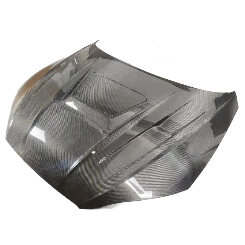 

Tom AutoCarbon Fiber Black Hood for Au Di A4 A52019 2020 2021 Engine Cover