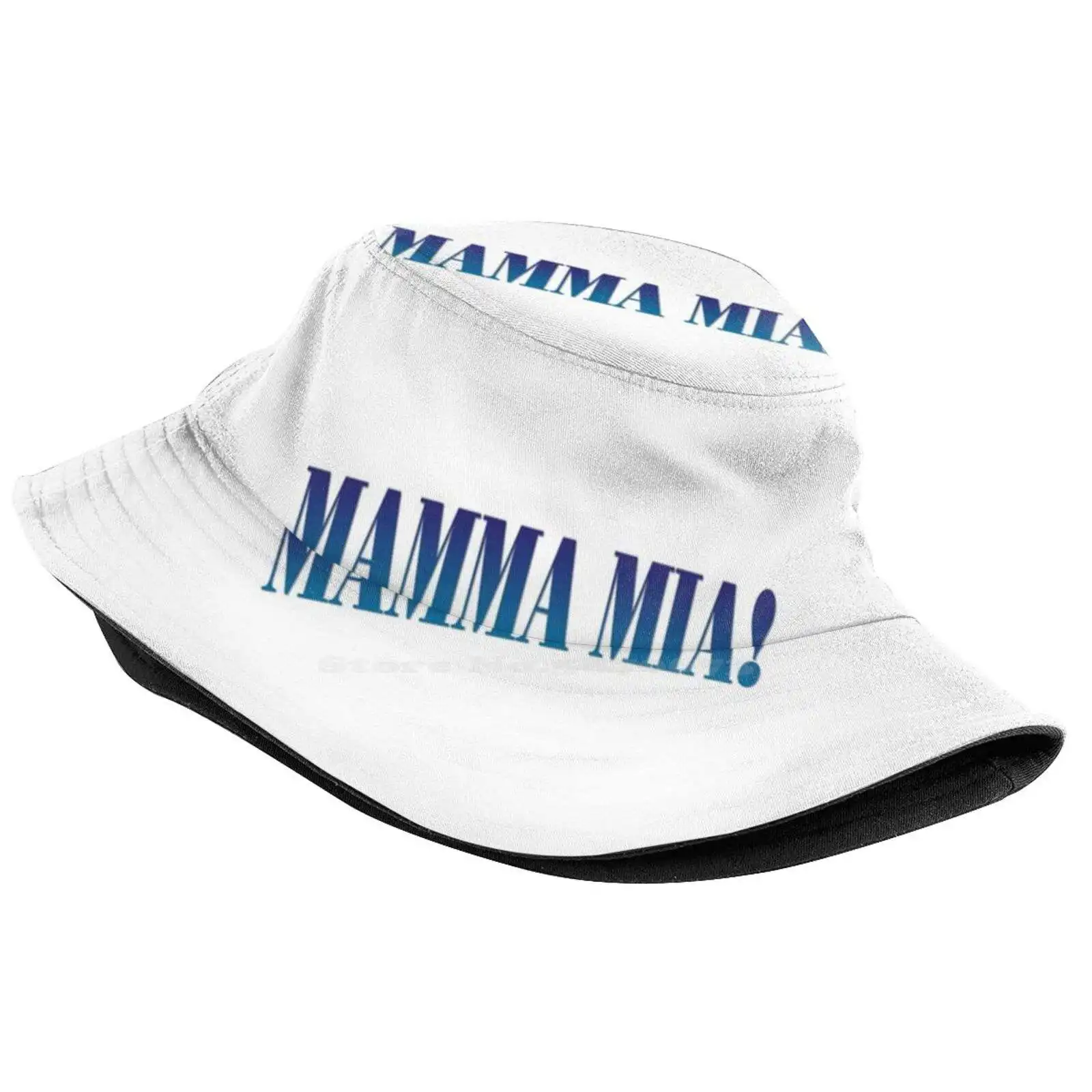 Mamma Mia Logo Sun Cap Fisherman Hat Bucket Hats Mamma Mia Donna Sophie Here We Go Again