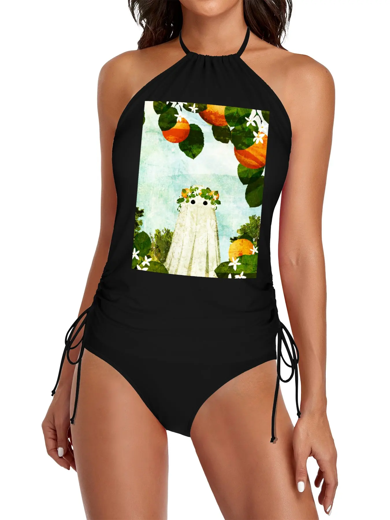 

Tangerine Split Swimsuit Set bikini set women bikini 2025 swimwear woman
