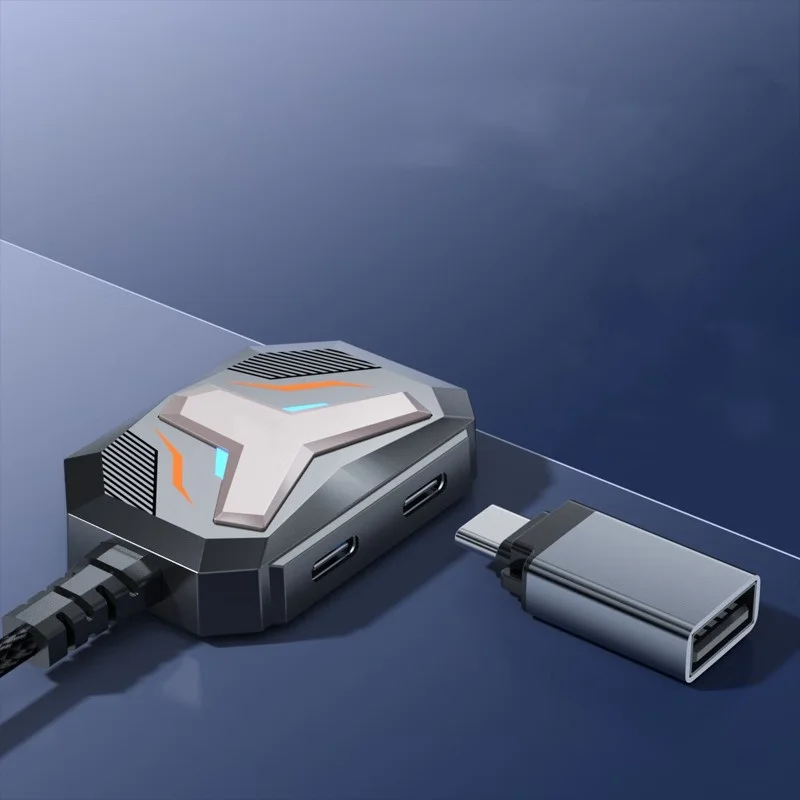 Cdragon Converter Esports Gaming 4 in1 อะแดปเตอร์เสียง 3.5 มม.หูฟังแท็บเล็ต Type-c อะแดปเตอร์ข้อมูล USB C HUB สําหรับแท็บเล็ต