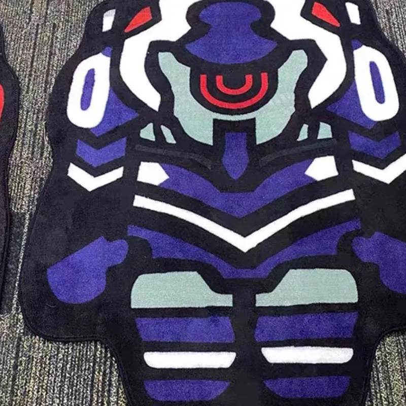 Evangelion EVA Carpet Anime Living Room Bedroom Bedside Warm Floor Mat Non-slip Washable Quick Drying Carpet Carpet Washable Rug