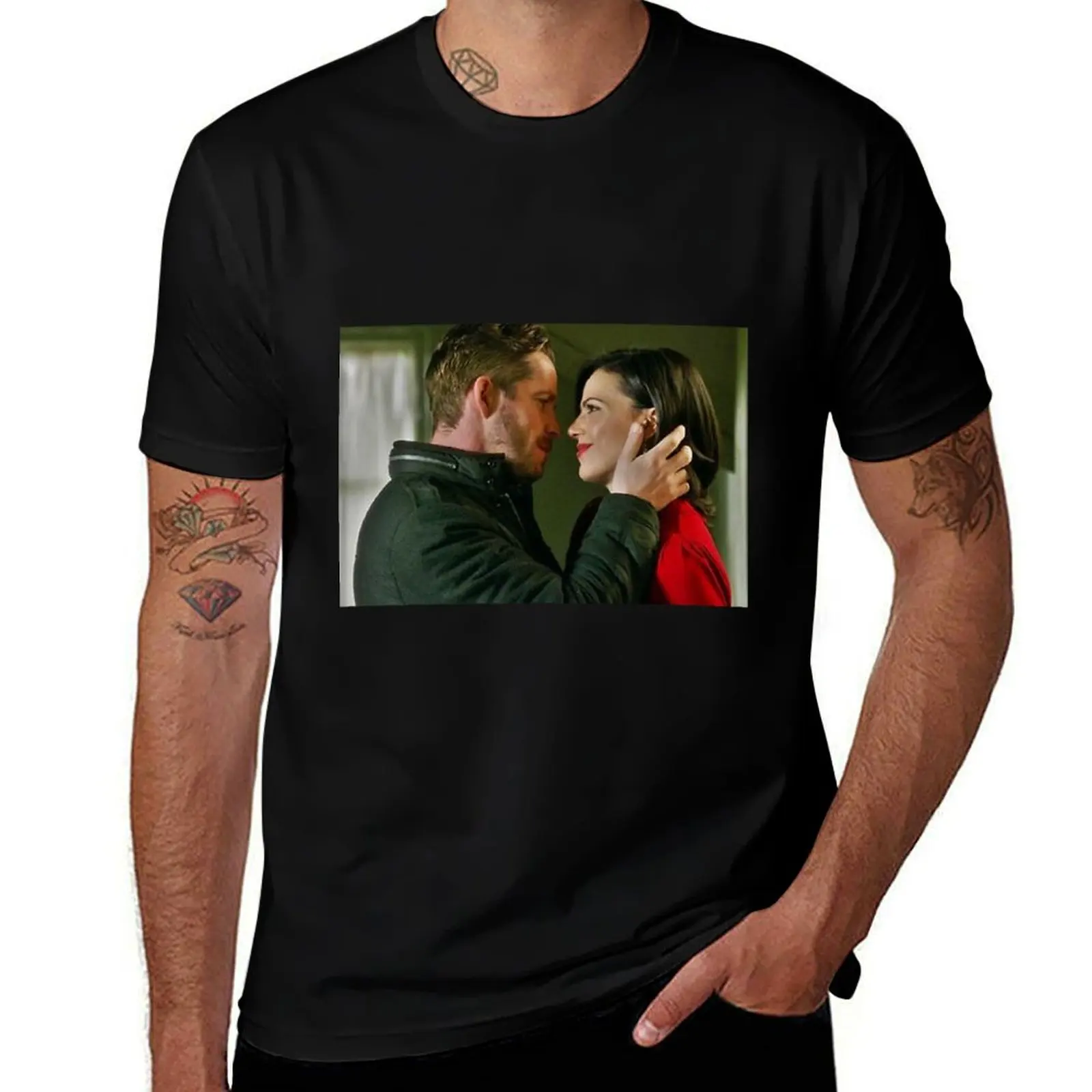 OUTLAW QUEEN T-Shirt cotton t shirts man 100% T-Shirt