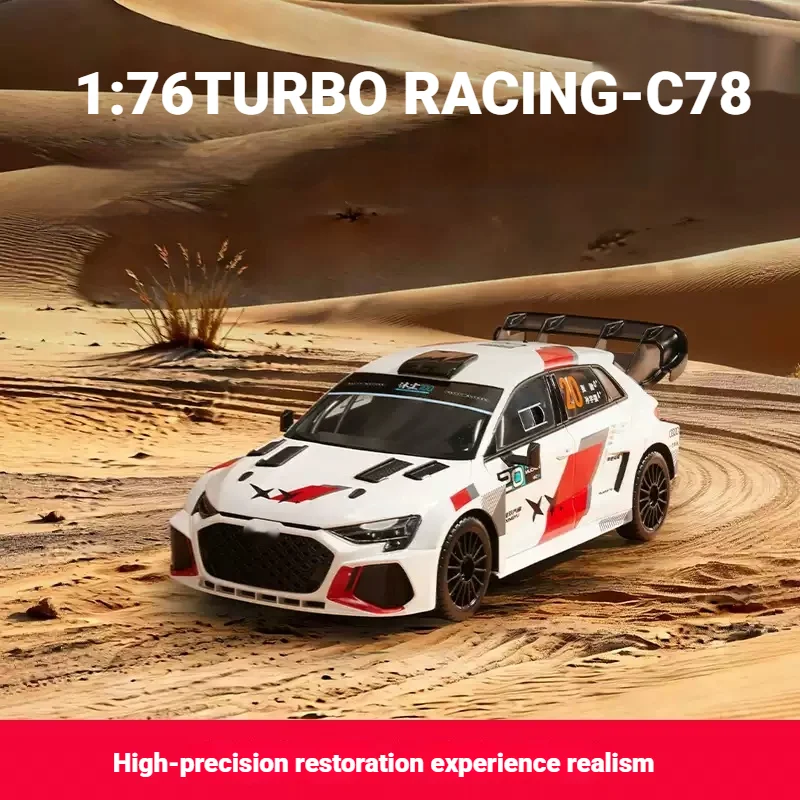 

Радиоуправляемая дрифт-машинка Turbo Racing 1/76 C78 Mini Team Feichi 3, официальная лимитированная серия, ультрамикро, для настольных гонок, игрушка для мальчиков