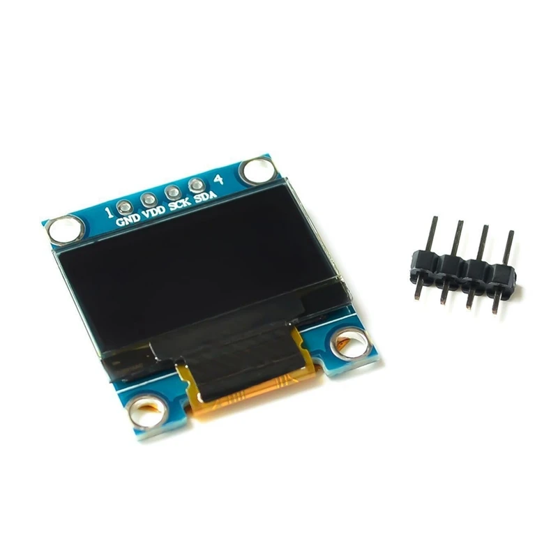 Super Sale 5PCS 0.96 Inch OLED Display Module I2C IIC SPI Serial 128X64 SSD1306 LCD 3.3-5V 4 Pin Blue for Arduino