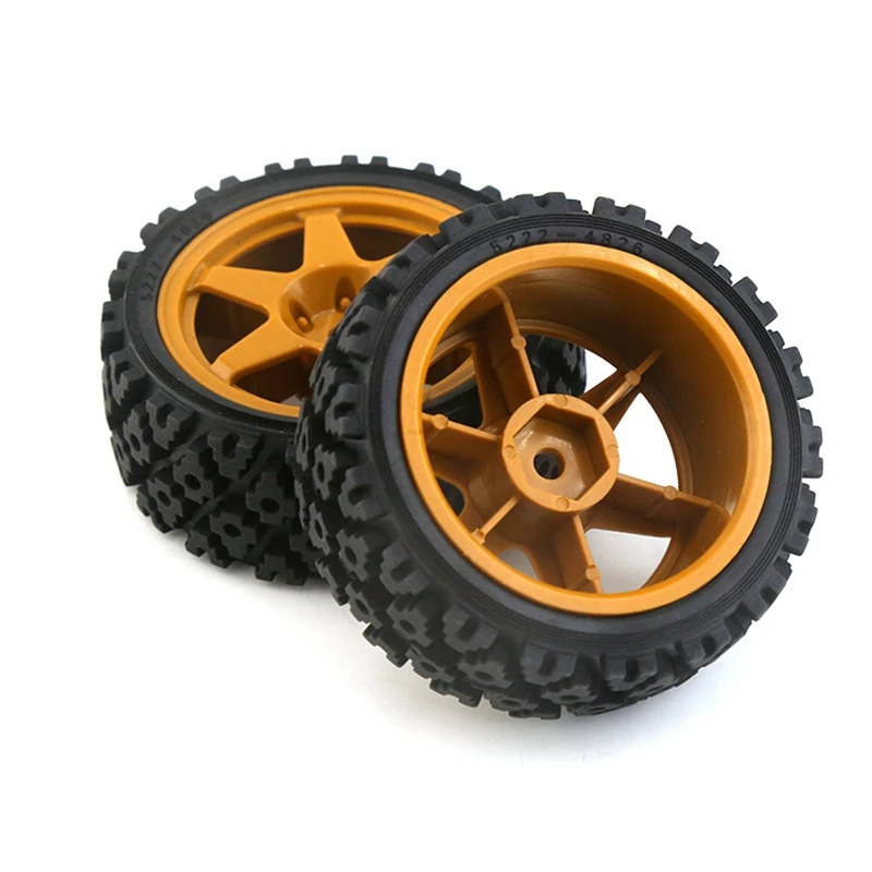 1/10 Flat Sports Tire Dirt Rally Tire RC Car Tires Suitable For FW06 TT01/TT02/XV-01