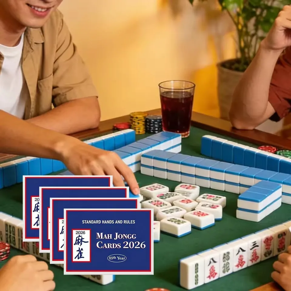 

Mahjong Cards 2026: Mahjong Cards, Large Print, Easy-to-read Mahjong Rule Cards, Perfect for Mahjong Enthusiasts and Beginners