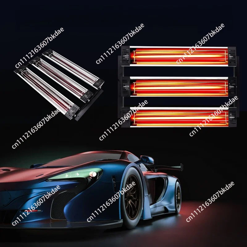 Infrared Paint Curing Lamp, Fast Drying Heat Light for Auto Body Repair, Professional Baking Lamp for Spray Booth