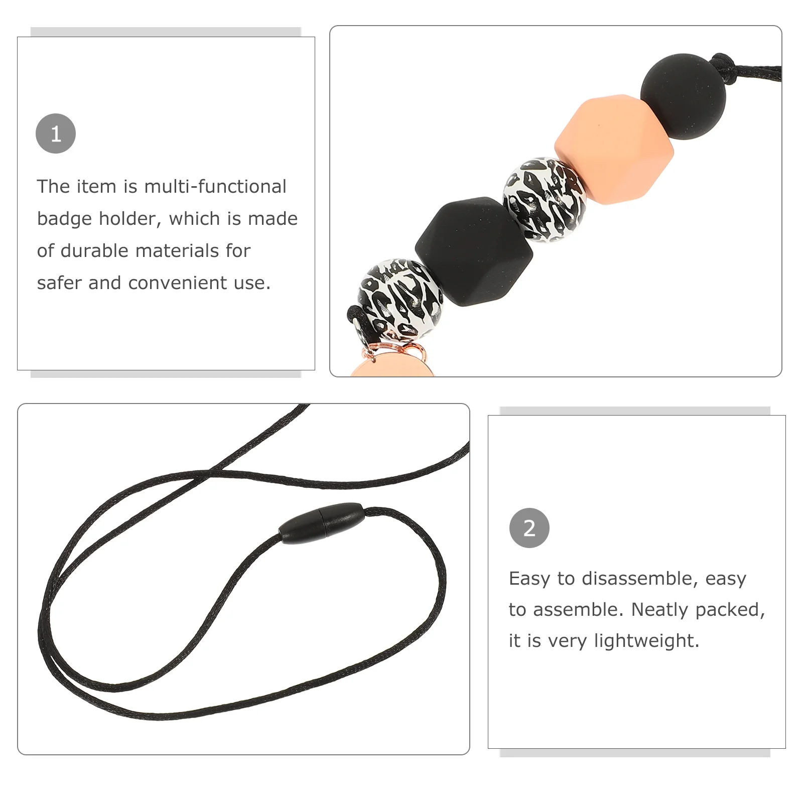 

1 set Keychain Transparent Id Card Holder Badge Sleeve For Work Office Staff Nurse Student Plastic Cards Case Lanyard