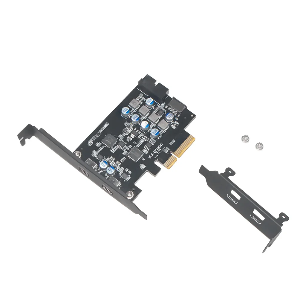 Card PCI-e To USB3.2 Gen 2 7/5/4 Cổng Thẻ Card PCI Express Adapter USB Loại C C Loại E 19Pin Đầu Thẻ Nhớ Mở Rộng