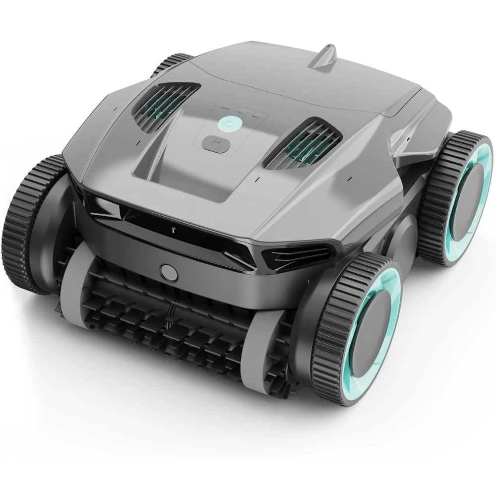 

Cordless Robotic Pool Cleaner, Automatic Pools Vacuum for In Ground Pools Up To 1500 Sq. Ft, Pool Cleaner