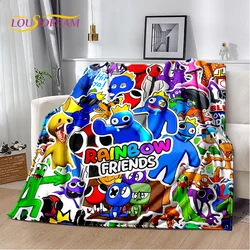 Game R-Rainbow Friends Cartoon Soft Blankets,Keep Warm Throw Blanket Comfortable Blanket for Picnic Beds Sofa Home Bedroom Gifts