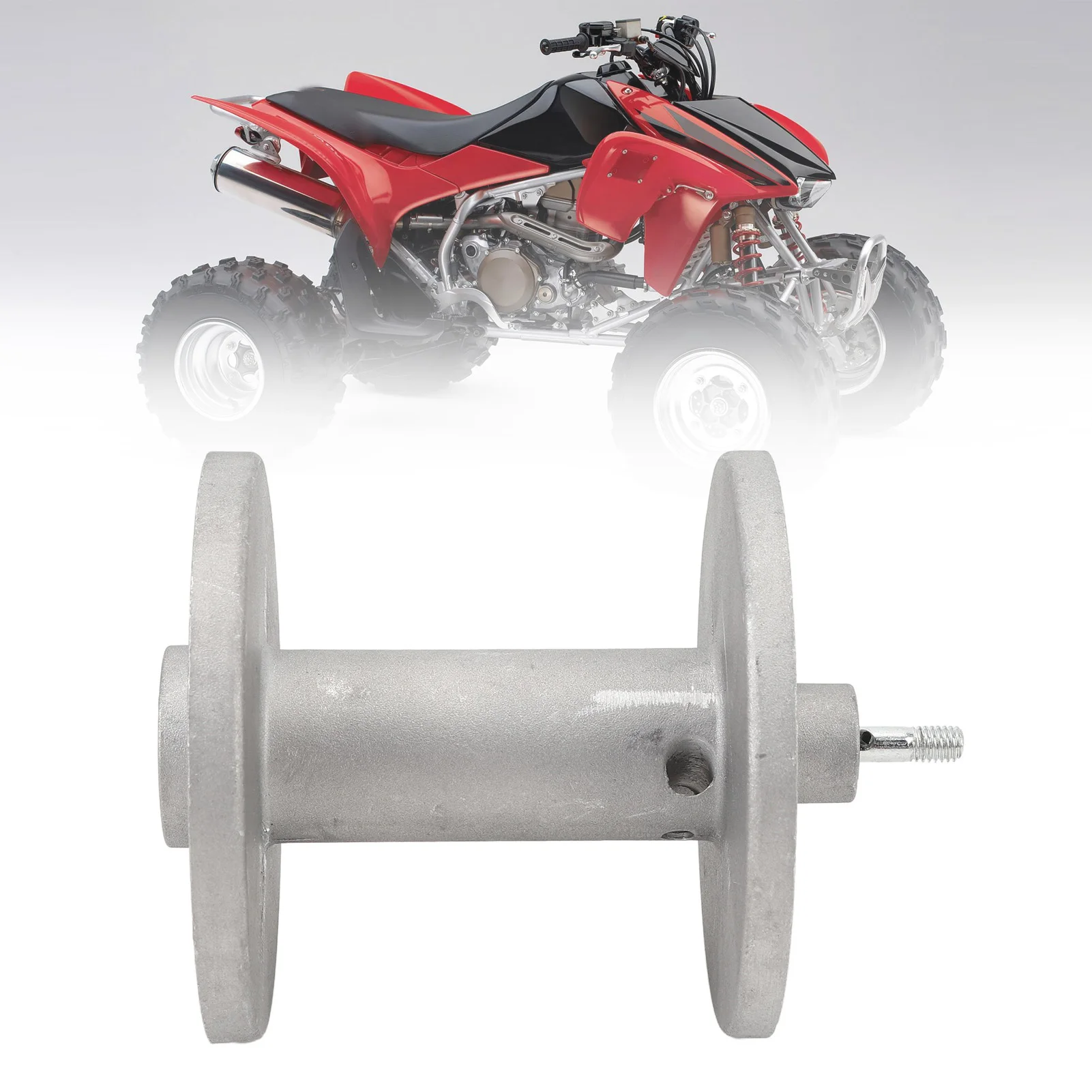 Winch Replacement Drum Metal Drum Assembly Smooth Dragging Lifting Drum for 2000‑4000 Lbs UTV Winch Drum for 2000‑4000 Lbs
