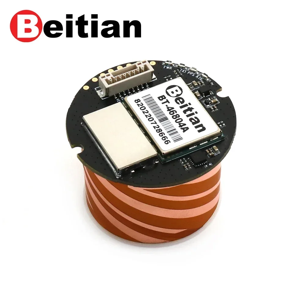 In stock Beitian High-precision Centimeter-level Four-star Dual-frequency Differential Position F9P RTK Integrated GNSS Module B