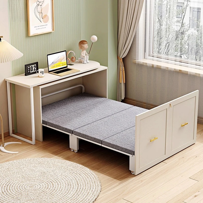 

Lunch break folding bed home study desk integrated dual-purpose office invisible multi-function