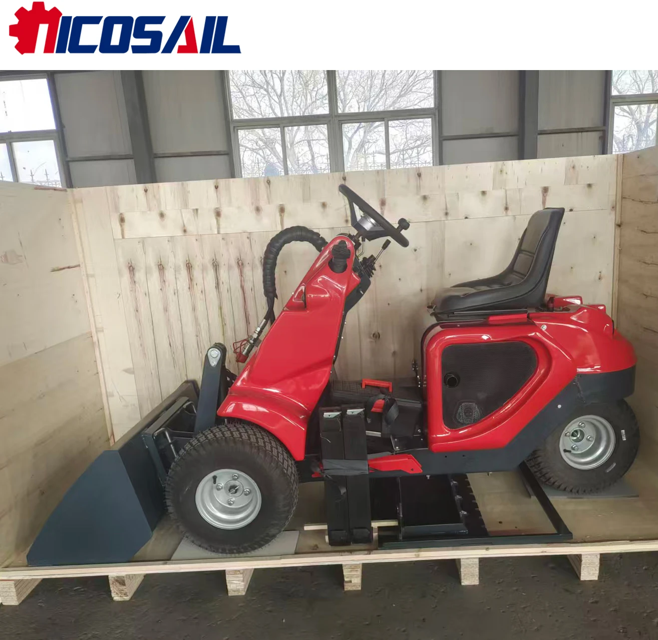 

Three wheel skid steer loader - new type of loader - wheel skid steer