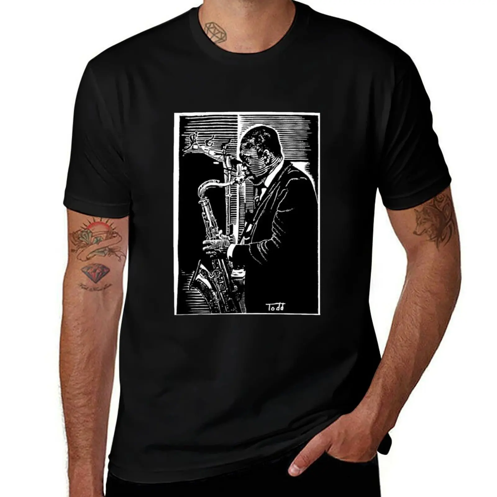 

John Coltrane T-Shirt men t shirt cotton 100% t shirts for man graphic tees T-Shirt