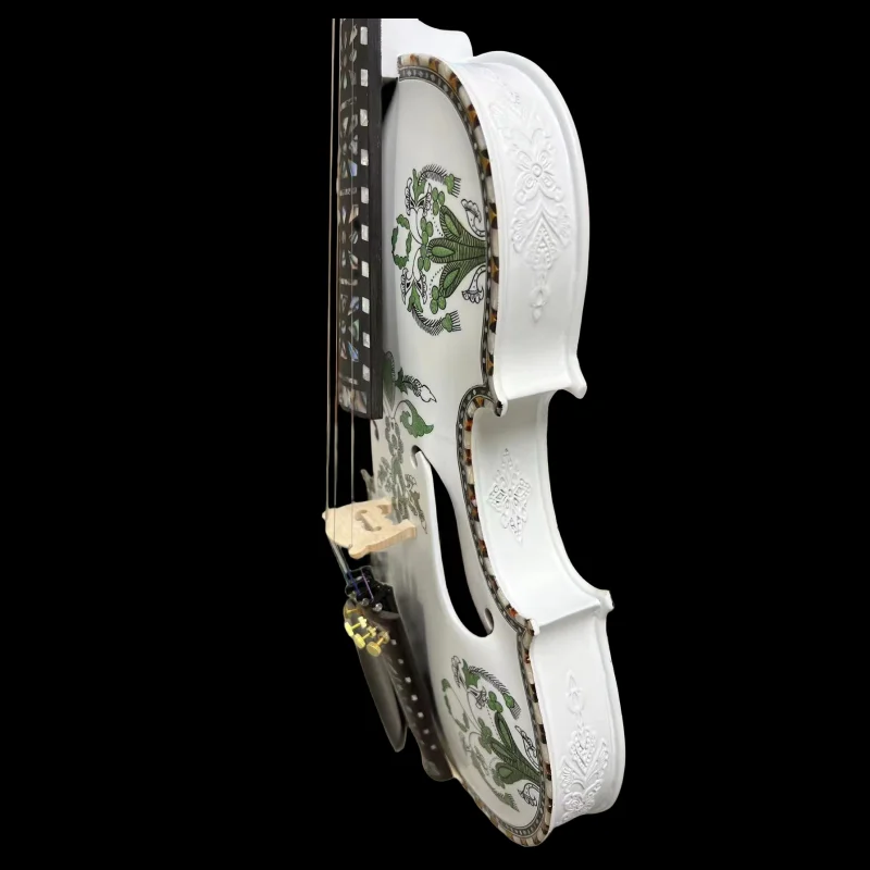 Hand-made Norwegian fiddle Profession 4 strings 4/4 violin of good concert play#14486