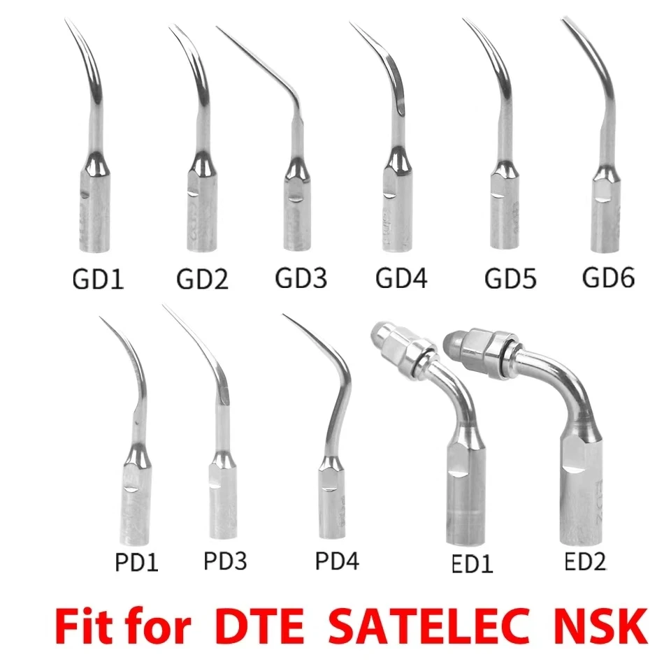 1Pcs/ Dental Ultrasonic Scaler Tips G1 G2 G3 G4 G5 Dentistry Instruments Medical Accessories  Satelec