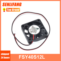 New For FONSONING FSY40S12L 4010 4CM Cooler DC12V 0.06A 2-Line 40*40*10MM Mute Cooling Fan