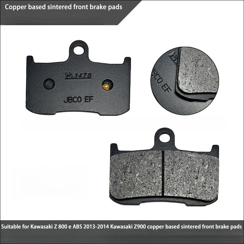 

For Kawasaki Z 800 e ABS 2013-2014 Kawasaki Z900 Copper Based Sintered Front Brake Pads