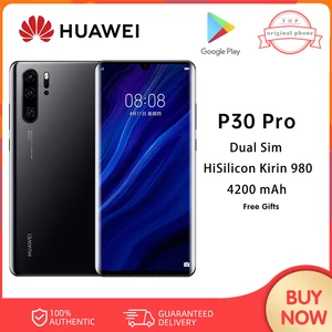 HUAWEI P30 Pro Téléphone Android 6,47'' 256 Go 40MP+32MP Téléphones Double SIM Google Play Store Version mondiale 8 meilleurs téléphones Huawei en vente - No 2