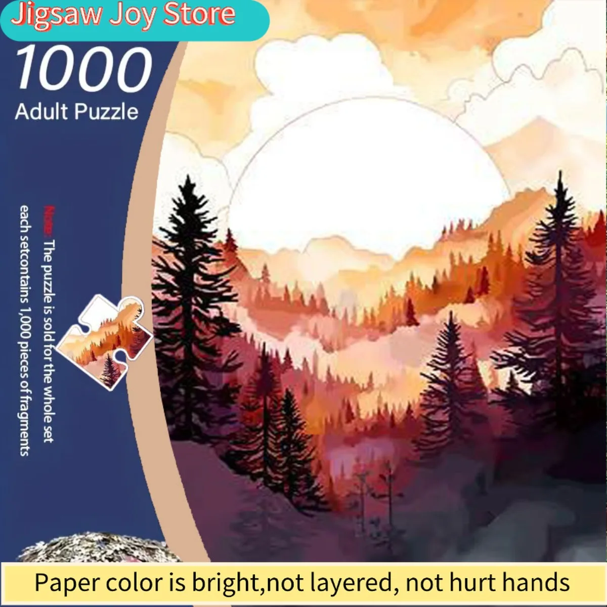 

Пазл «Зимний лес: мамонты, овцы и олени» на 1000 элементов — большая прямоугольная коробка, сложная головоломка на 1000 деталей для взрослых