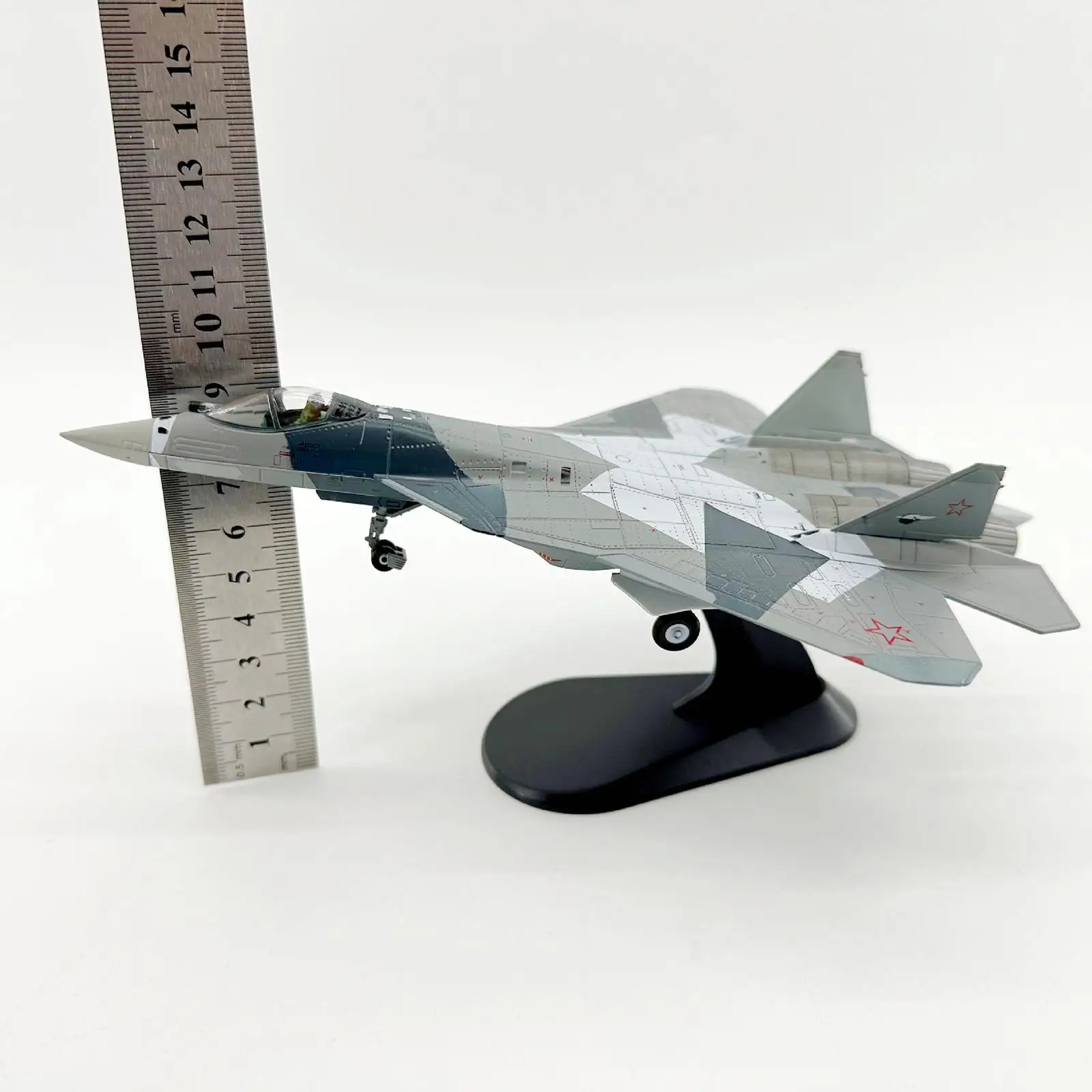

1 100 Scale Fighter Model Alloy Plane Miniature Aircraft Display Collectible Ornament for Home Cabinet