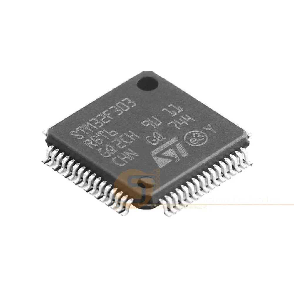 Original STM32F303RBT6 MCU 32-bit 128KB Flash 2.5V/3.3V 64-Pin LQFP