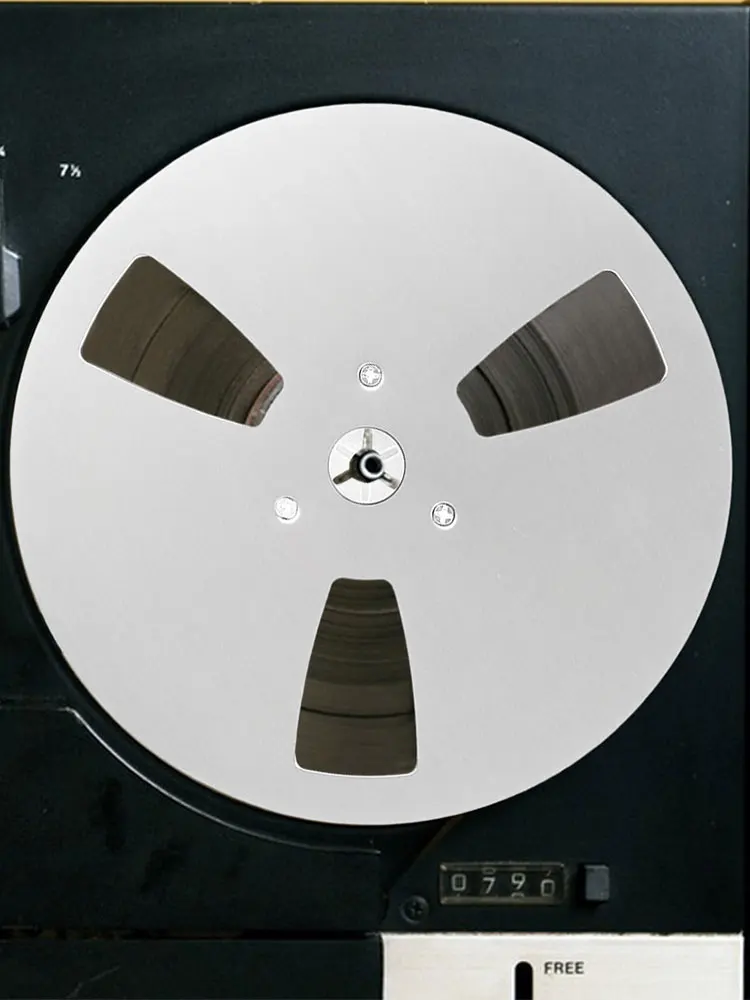 1/4 7 Inch Blank Tape Reel Aluminum Alloy Empty Tape Reel Recording Takeup Reel Replacement Opening Machine Part