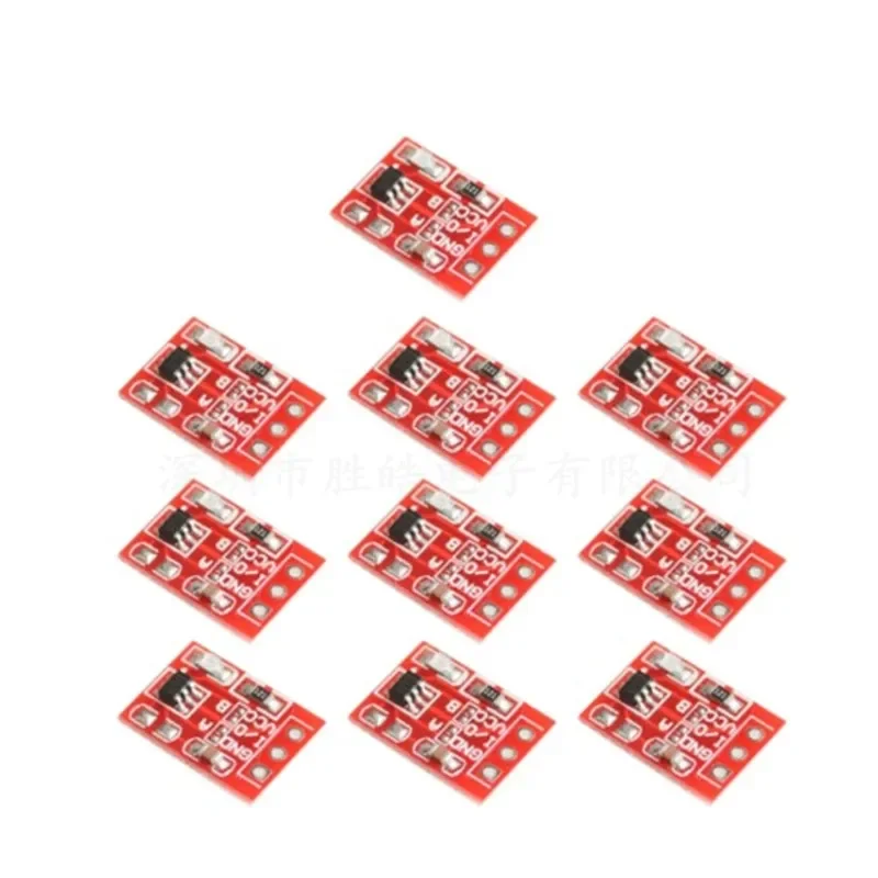 10PCS/LOT NEW TTP223 Touch Button Module Capacitor Type Single Channel Self Locking Touch Switch Sensor