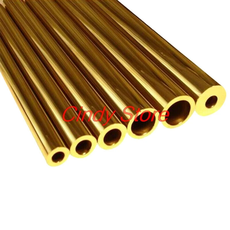 2pieces Brass Round Tube 250mm Length Brass Pipe OD 2mm,3mm,4mm,5mm,6mm,8mm,10mm ID 1/2/3/4/6/8/mm Hand Tool Part
