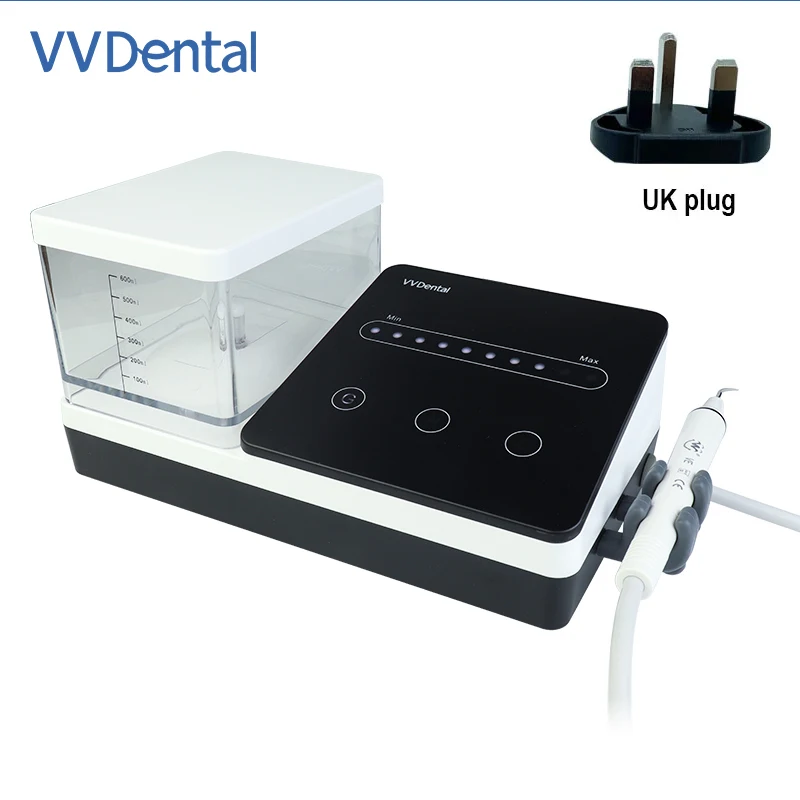 Vvdental Ultrasone Scaler Met Led Licht Handstuk En 10 Stuks Tips Tanden Reinigingsapparatuur Voor Het Schalen Van Parodontics Endodontische