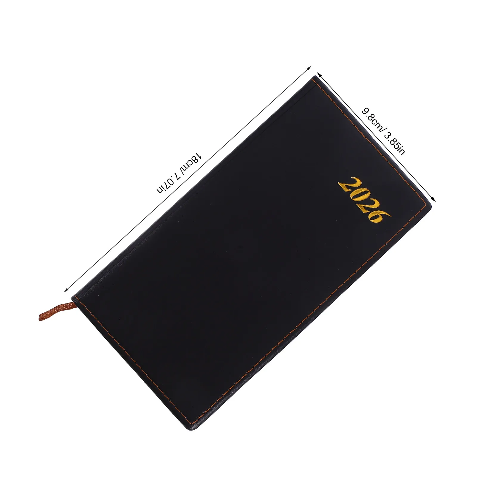 2026 A6 Agenda Planner Weekly Monthly Daily Organizer Notebook Compact Portable Smooth Writing Paper Ample Space for Tasks Goals