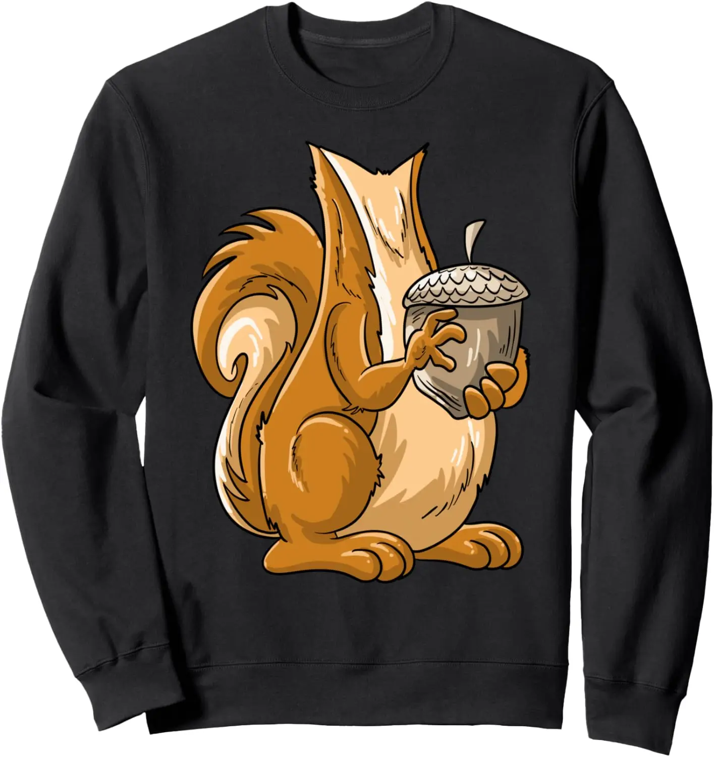 Cool Headless Squirrel Halloween Costume Funny Lazy DIY Gift Sweatshirt