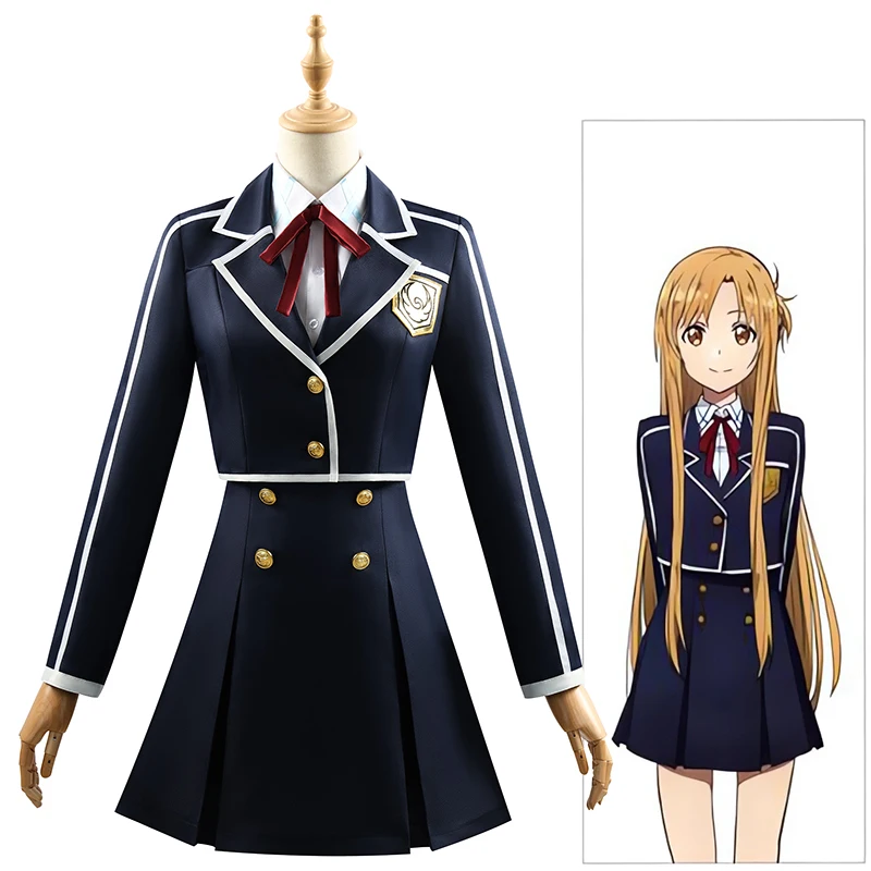 Anime Schwert Art Online Yuuki Asuna Cosplay Kostüme Schuluniform Für Frauen