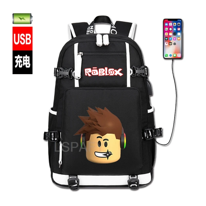 ROBLOX RED NOSE DAY Peripheral Backpack Student Schoolbag Computer Bag Backpack Birthday Gift for Girls Kids Boys