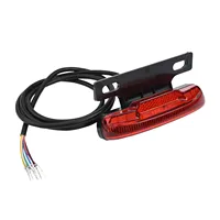 36-48V Electric Bicycle Safety-Warning Rear Lamp E-bike Rear Light Flashing Brake Highlight Tail Light E-bikes Accessories Parts