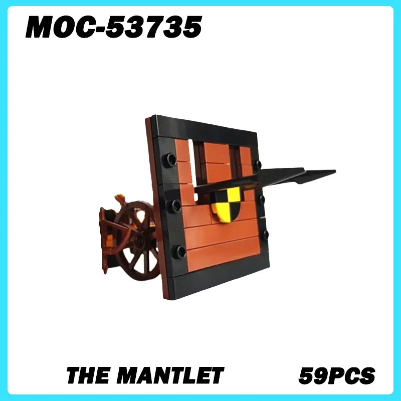 MOC-53735 Micro Architecture Series The Mantlet Building Blocks DIY Model Brick Desktop Education Toys Birthday Gifts 59PCS