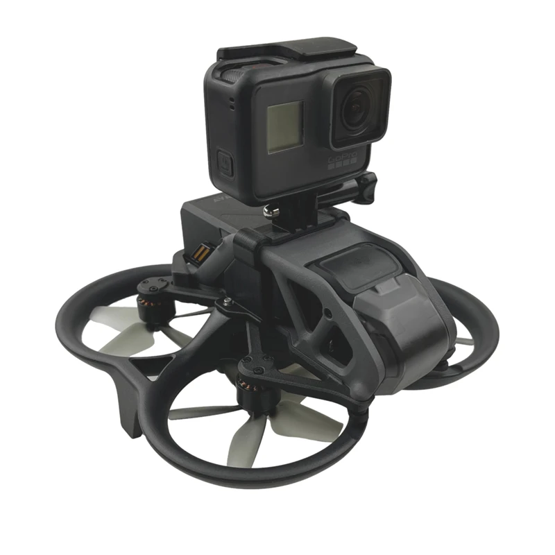 action camera mount bracket for gopro /insta360 /dji action 2 dapter base flight shot for DJI Avata through drone accessories