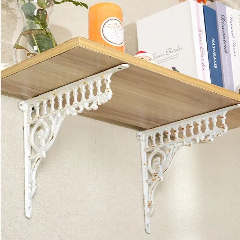 European Style Retro Triangle Iron Support Rack Wall Hanging Load-bearing Hanging Cabinet Frame One-word Partition Bracket