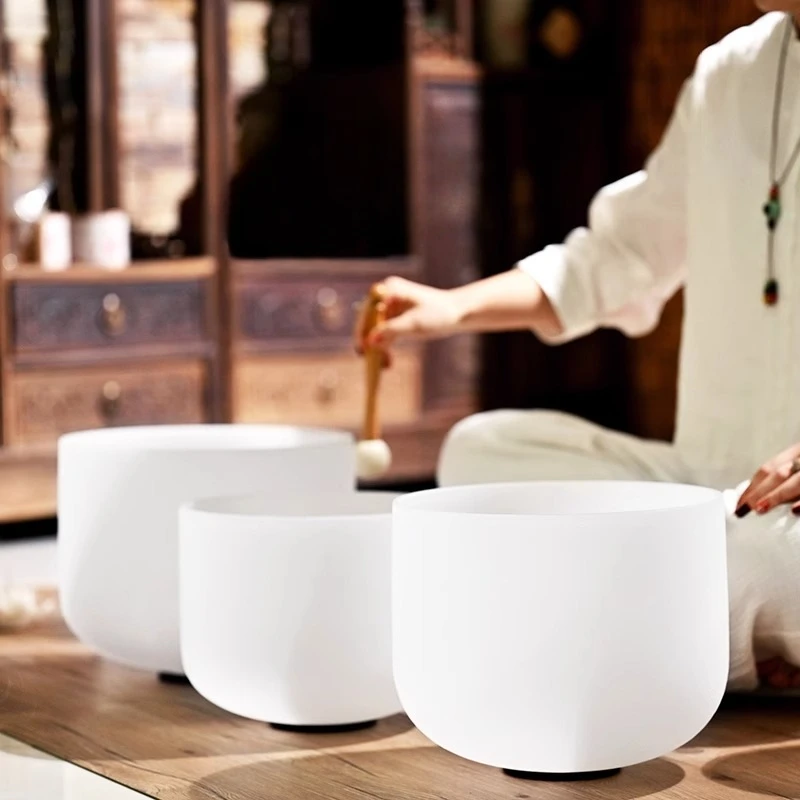 

Хрустальные поющие чаши для медитации, звуковое исцеление, осознательность, поющая чаша, духовные чаши для релаксации, энергетические ударные инструменты