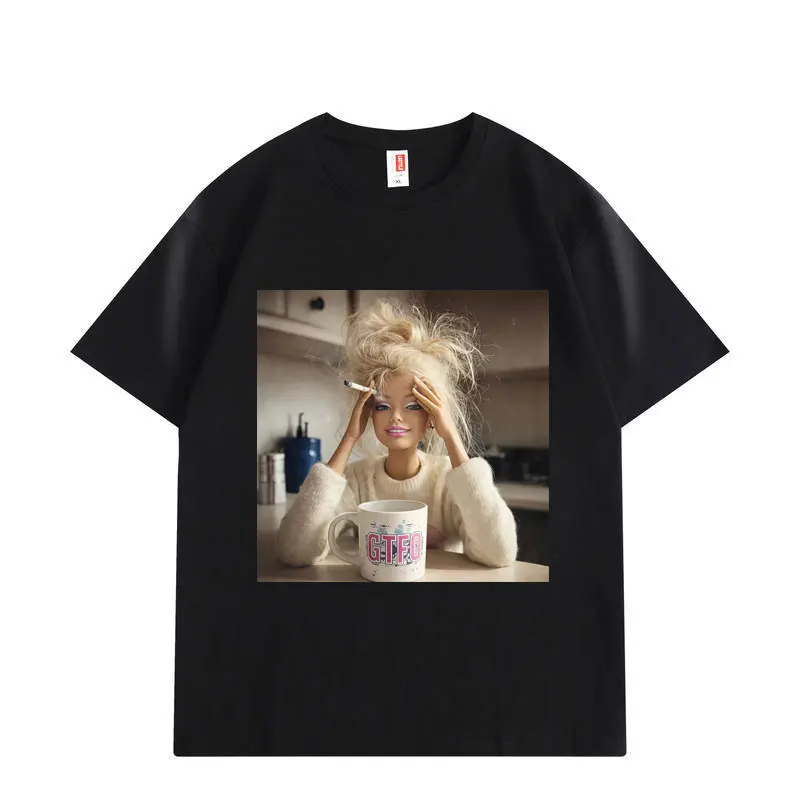 

Funny Doll Face Meme Graphic T Shirts Men Women Clothing High Quality Fashion T-shirts Summer Casual Loose Short Sleeve T-shirt