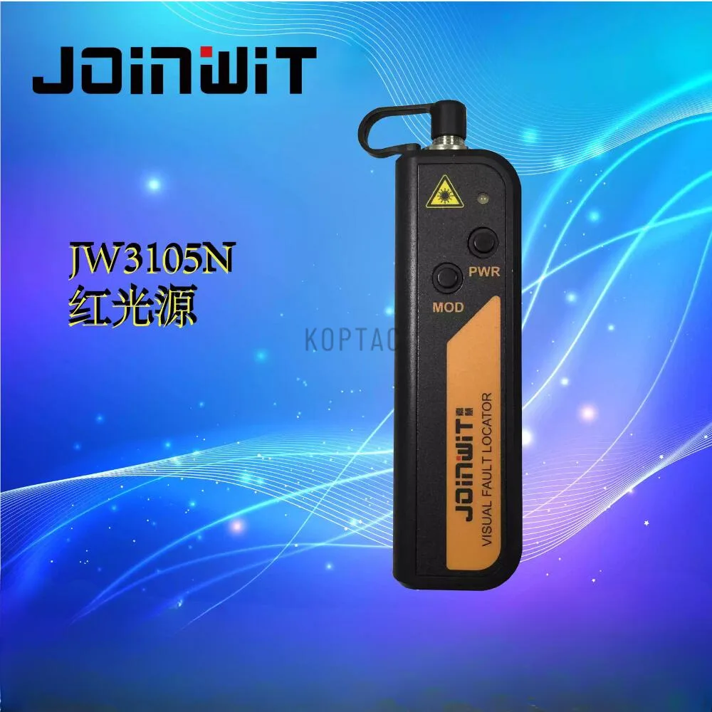 Joinwit JW3105N 10Mw 10Km 650Nm Mini Fiber Optical Laser Source Visual Fault Locator VFL for 2.5mm Connecter