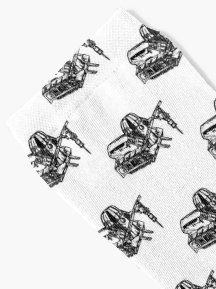 Rusty Outline Socks designer shoes colored japanese fashion Socks Men's Women's