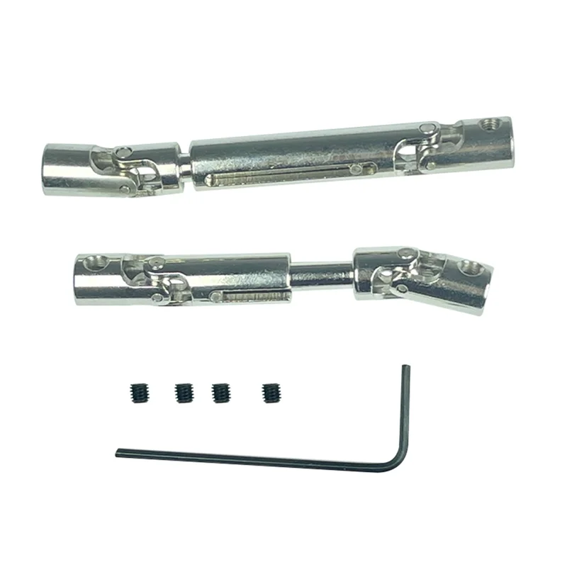 AA02 2 uds LD-P06 eje de transmisión de Metal CVD para LDRC LD-P06 LD P06 Unimog 1/12 RC camión coche actualización piezas Accesorios