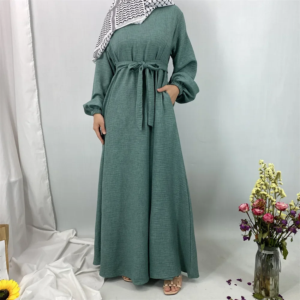 

Modest Muslim Dress Eid Ramadan Dubai Luxury Abaya Turkey Kaftan Women Islam Clothing Femme Musulmane Vestido Caftan Kebaya Robe