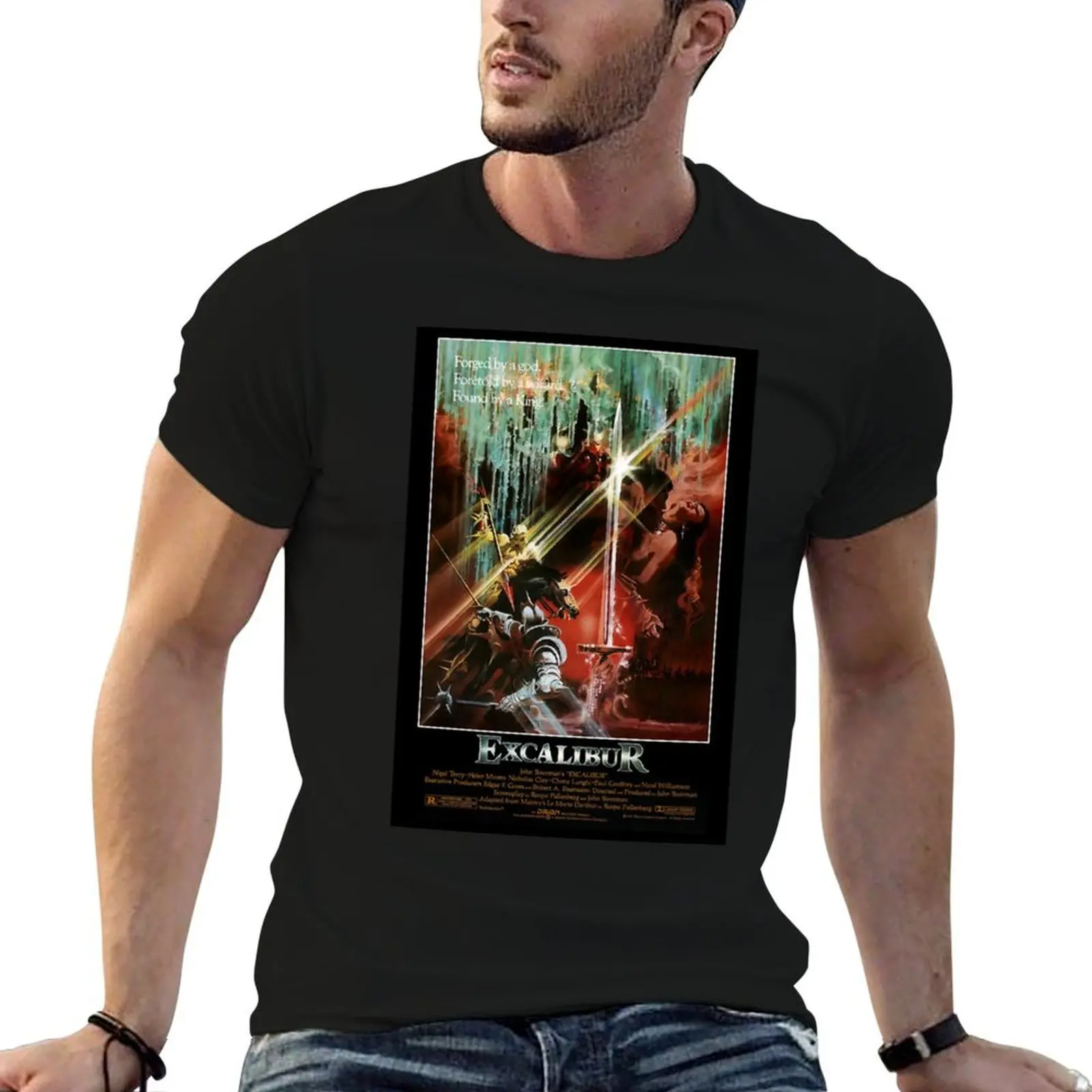

EXCALIBUR T-Shirt t shirts with prints t shirts for man graphic vintage T-Shirt