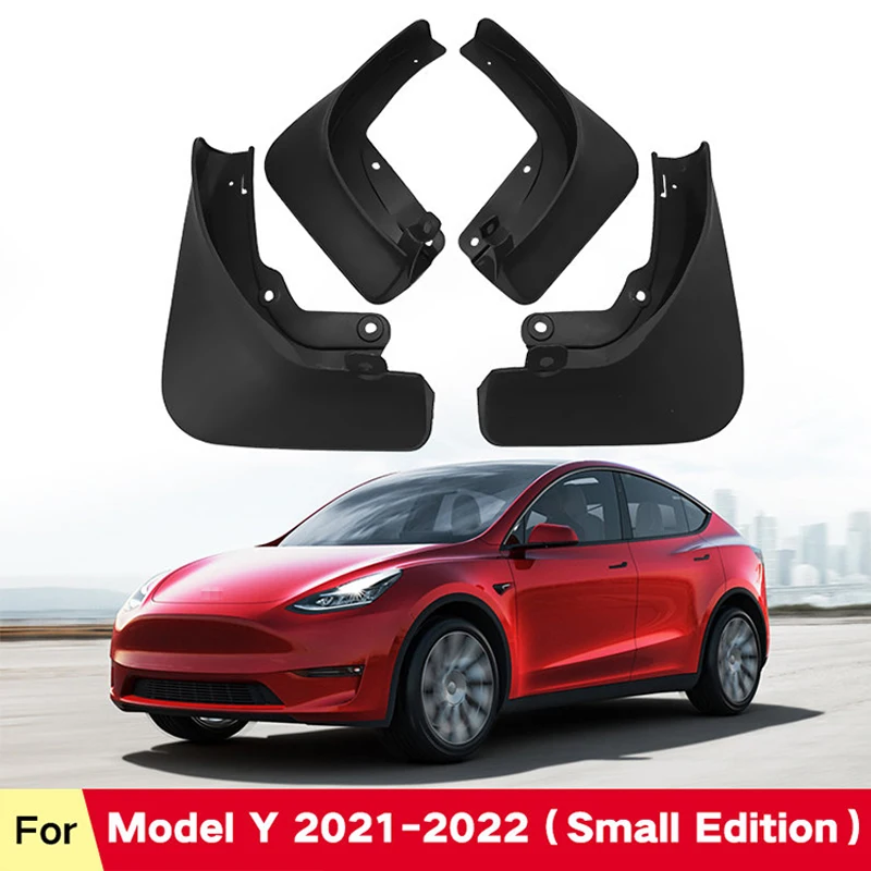 

Mud Flaps For MODEL Y 2021 2022 Small Edition Splash Guards Fender MudFlaps Front Rear Mudguards Car Accessories